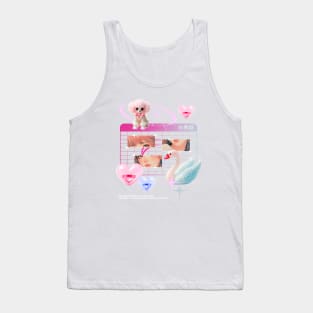 Cute & Sweet Retro Kids Toy Collage - Cuteness Tank Top